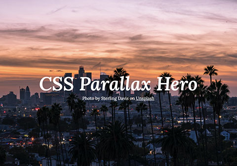 CSS Parallax effect