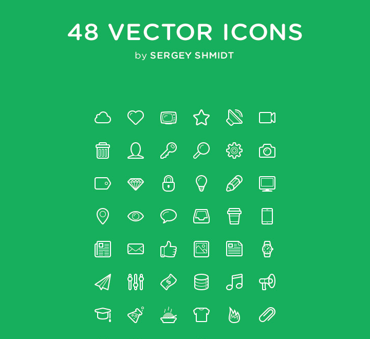 Free Thin Line Icons