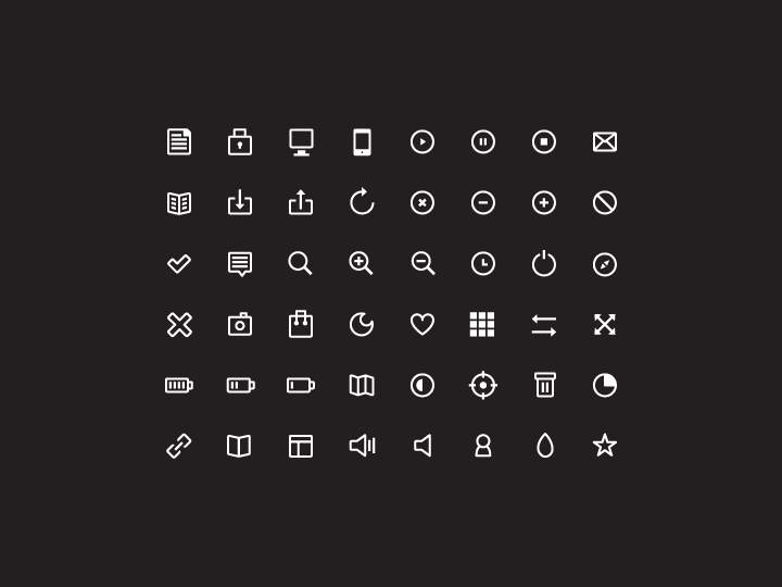 Free Thin Line Icons