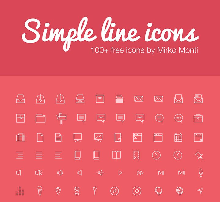 Simple Line Icons