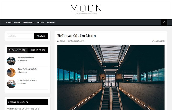 Free WordPress Themes 2016 - Moon