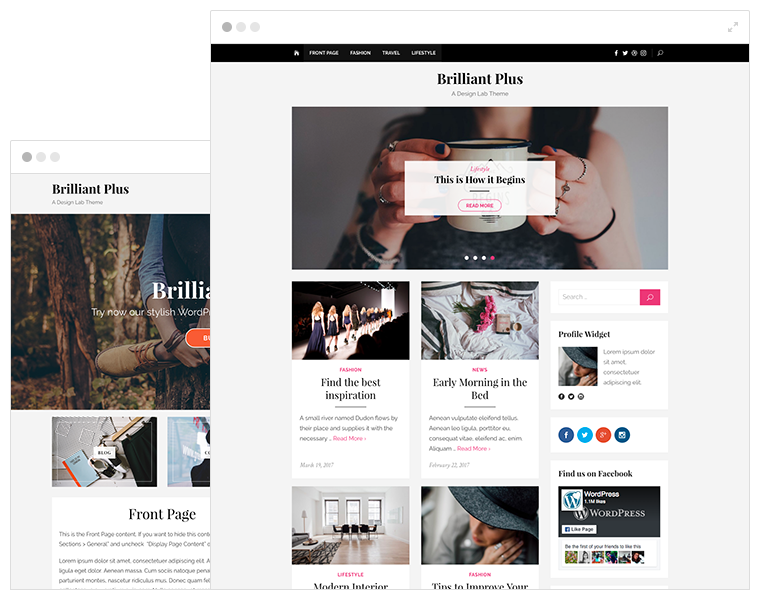 Brilliant Plus WordPress Theme by Design Lab