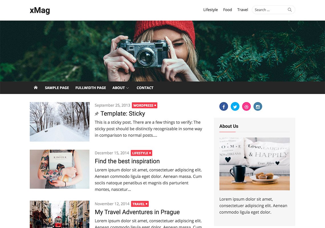 xMag - Free WordPress Themes